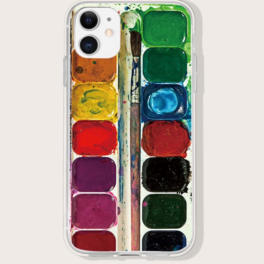 Colorful Paint Palette iPhone 12 Pro Case